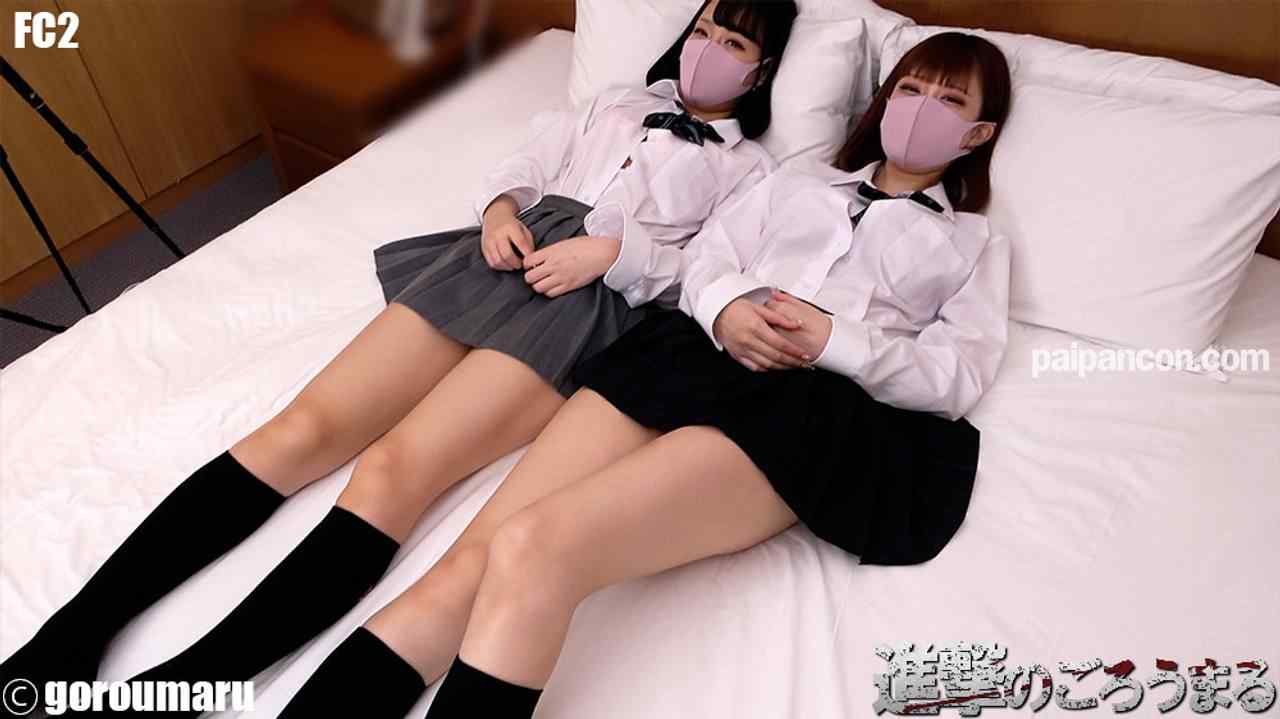 FC2-PPV-2189604 - 【個撮53】2人の顔出し20歳のパイパンと制服3P 何度も中出しから交互挿入 thumbnail_6.jpg