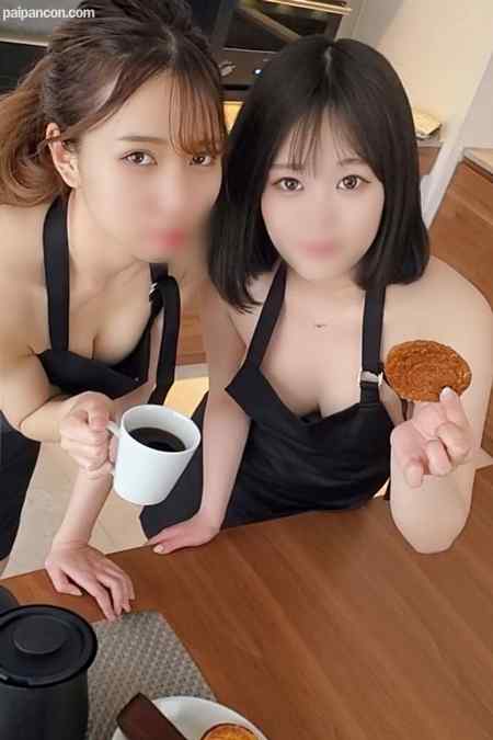 FC2-PPV-3048624 - 4P連続中出し黒髪の華奢な子と巨乳のアニメ声バイト仲間のカフェ店員