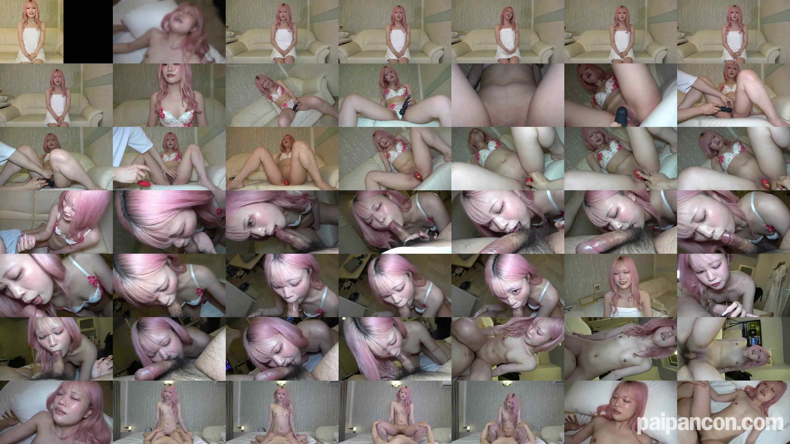 FC2-PPV-4689842 - 【無】メチャ可愛い！派手色髪系の女性はエロい…？「エッチなこと大好き⤴」らしいです！さらに初顔射に初中だし収録！※特典高画質 grid.jpg